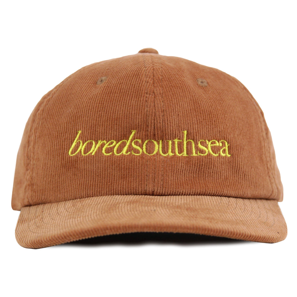 Bored of Southsea Hammer Cord Cap in Camel / Yellow - Front