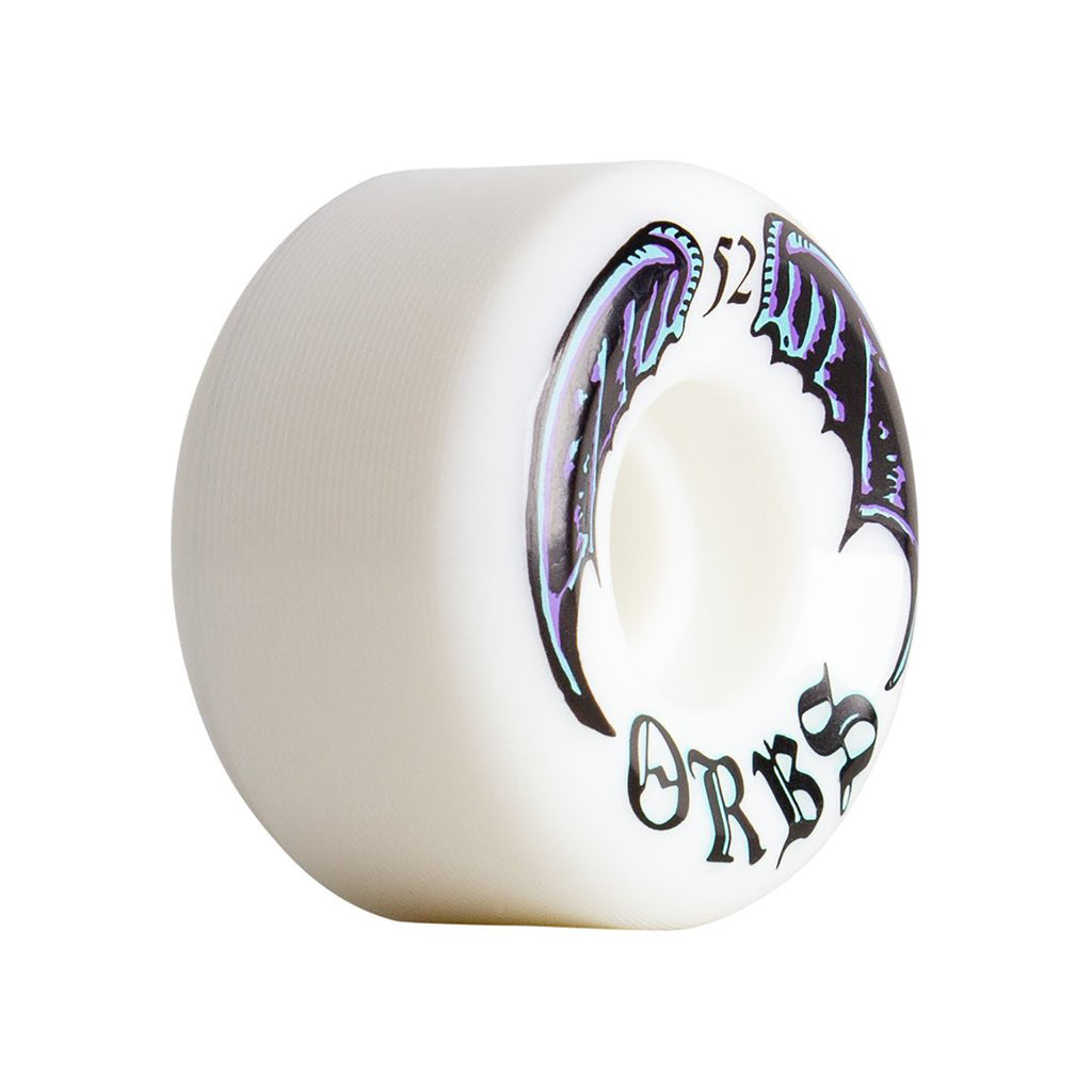 Welcome Skateboards 99A Orbs Specters Wheels in White - 52MM 2