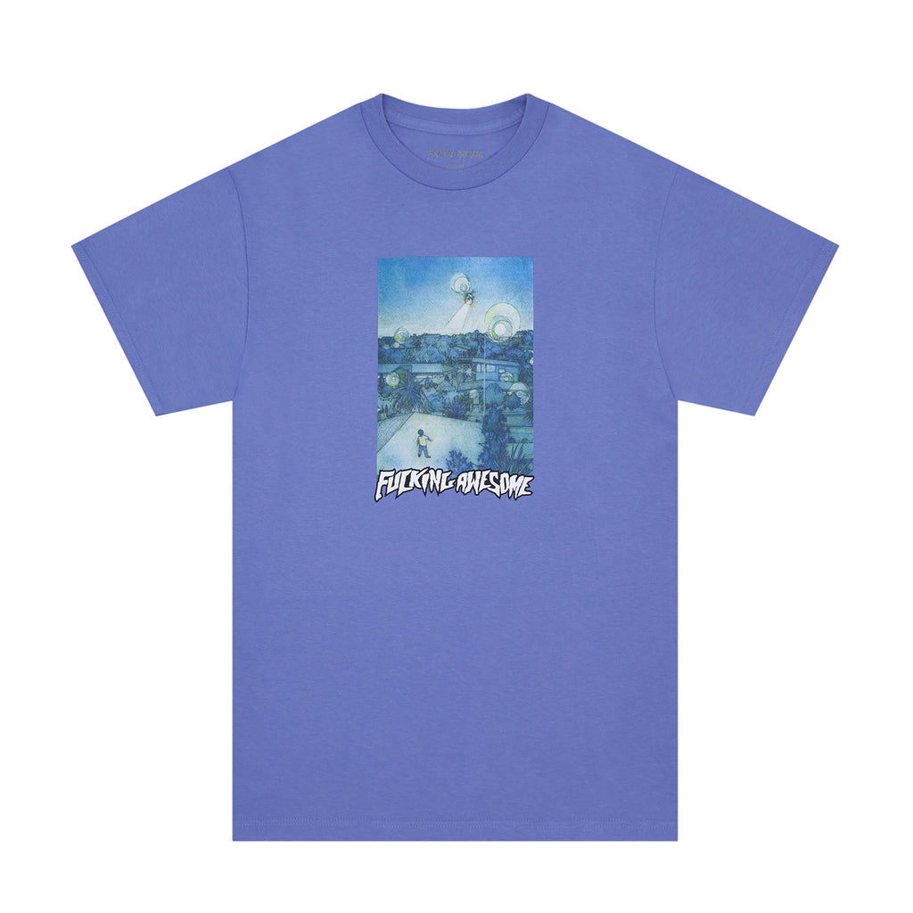 Fucking Awesome Helicopter T Shirt in Violet