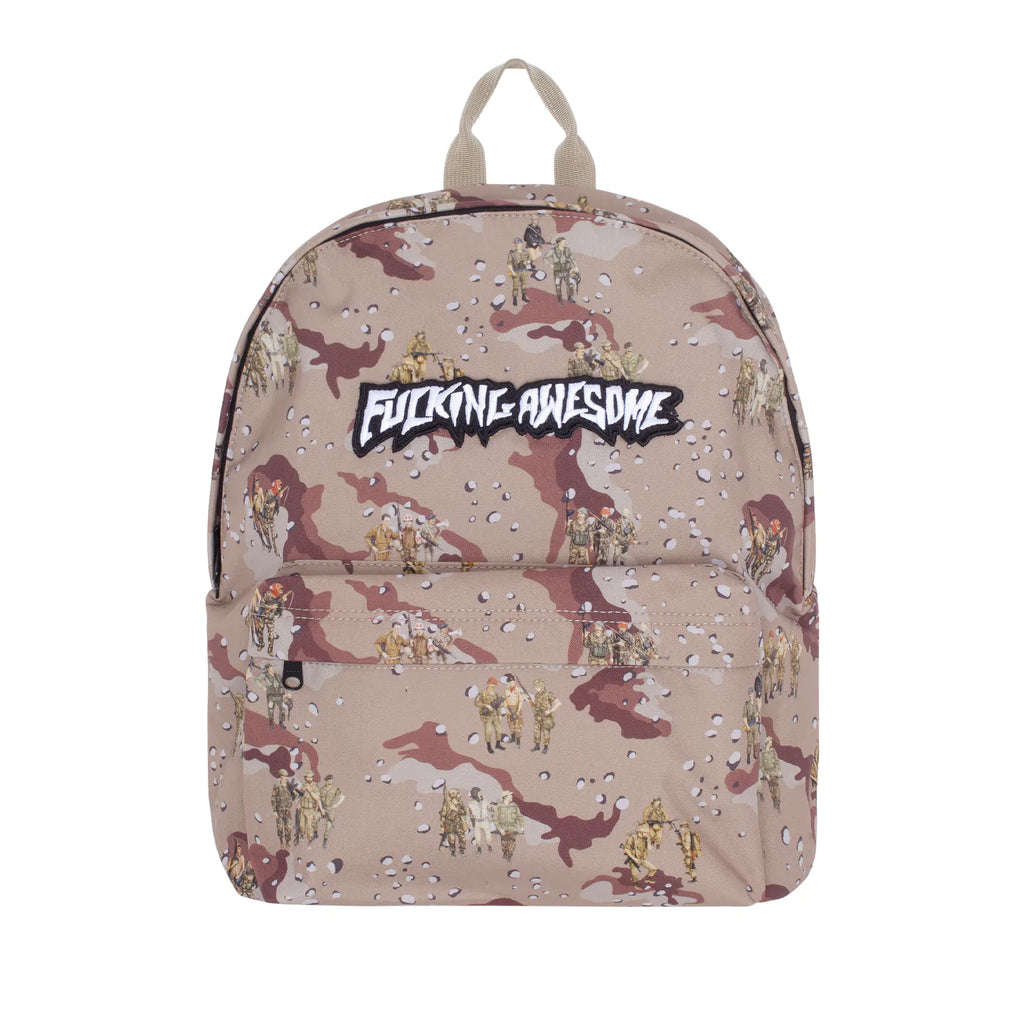 Fucking Awesome Velcro Stamp Backpack - Soldier Camo - main