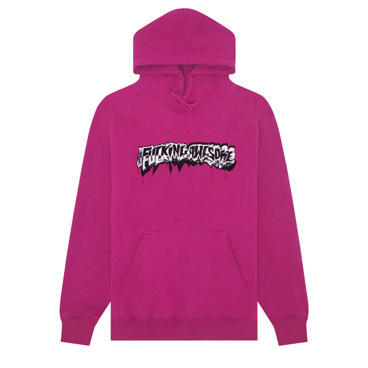 Dill Cut Up Logo Hoodie in Magenta by Fucking Awesome | Bored of 