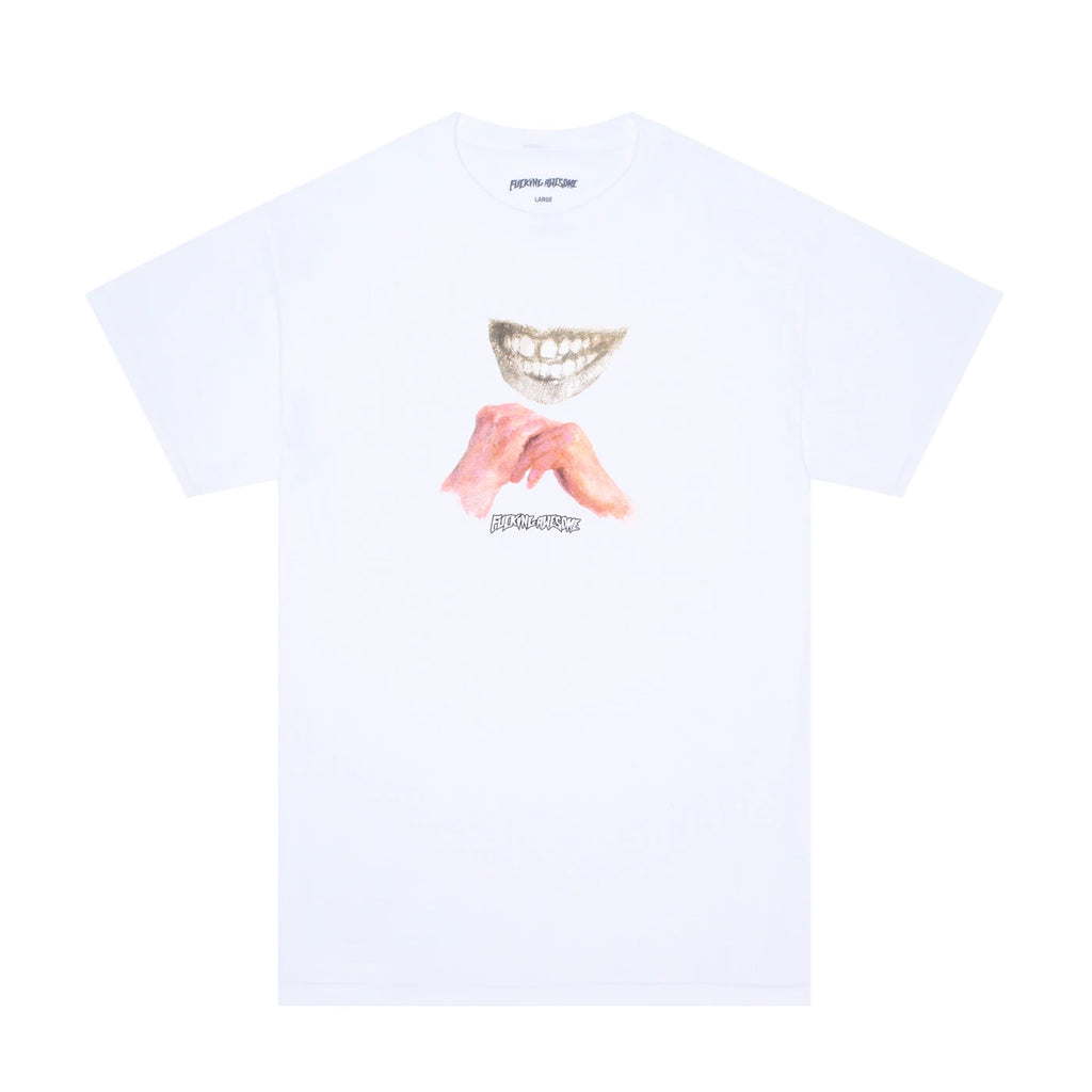 Fucking Awesome Hands Teeth T Shirt - White - main
