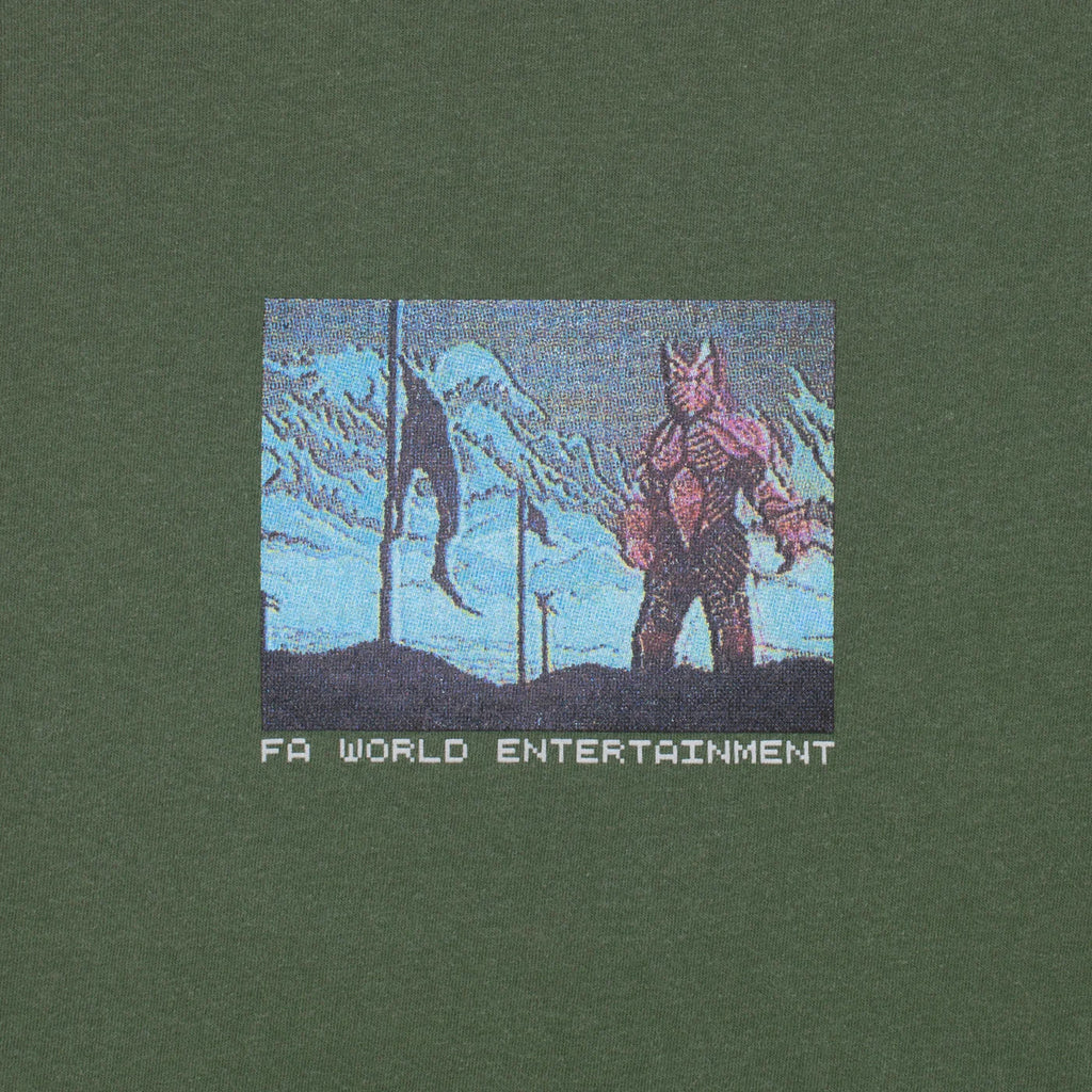 Fucking Awesome Atari T Shirt - Army Green