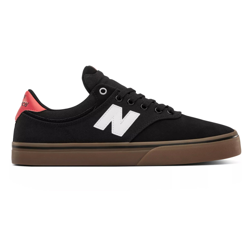 New Balance Numeric NM255 Shoes in Black / White