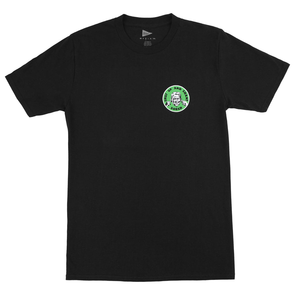 Bored of Southsea Shut up and Shant T Shirt in Black