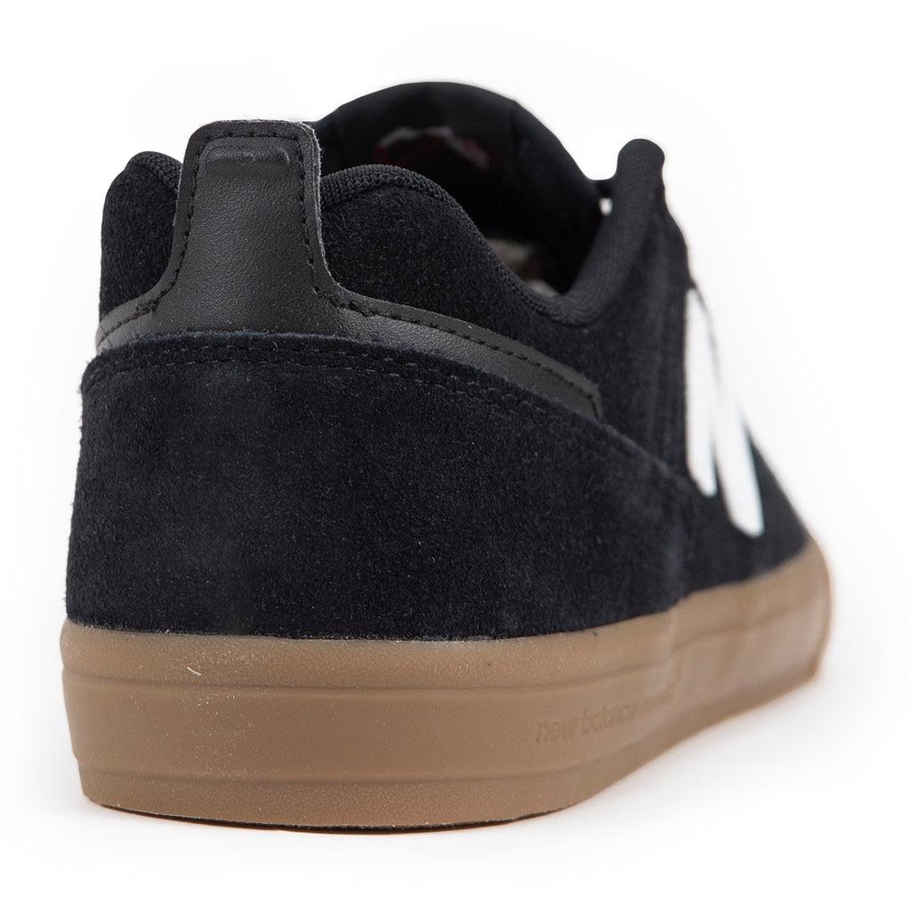 New Balance Numeric NM306 Jamie Foy Shoes in Black / Gum - Heel