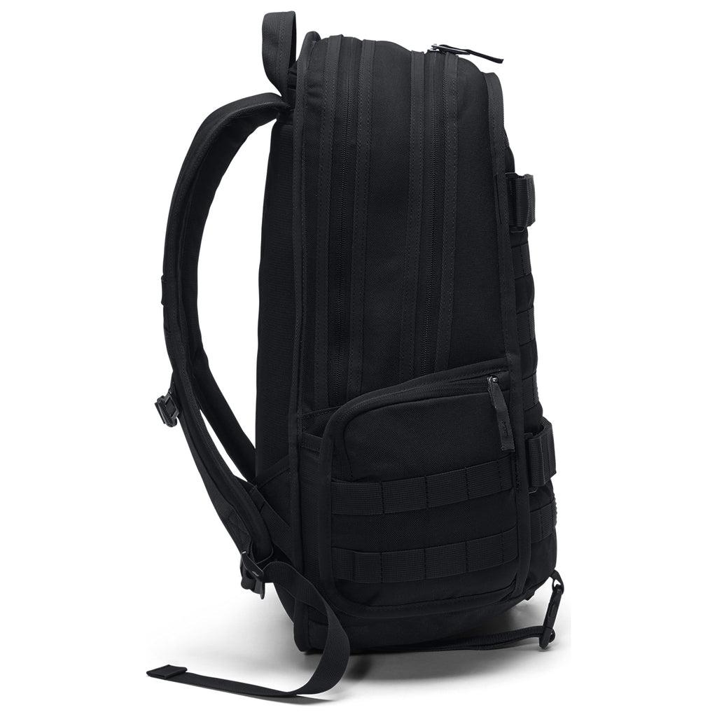 Nike SB RPM Backpack in Black / Black / Black - Side View