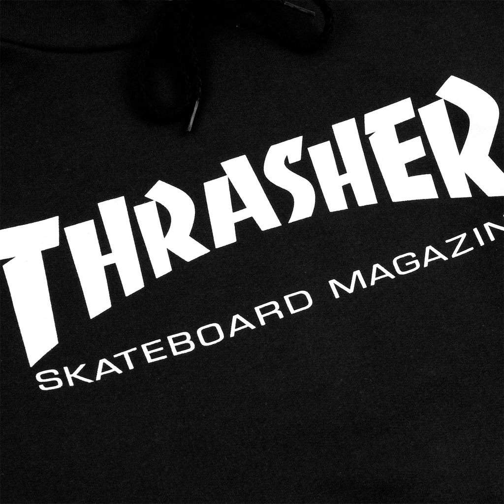 Thrasher Skate Mag Logo Hoodie in Black - Print