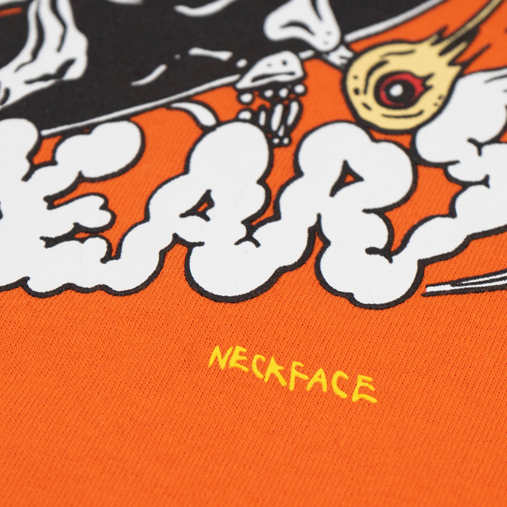 Thrasher Magazine 40 Years of Neckface T Shirt in Orange - Print 3