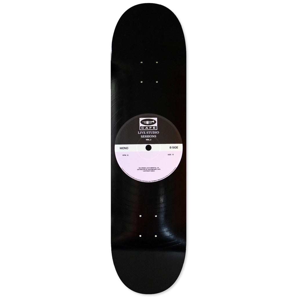 Skateboard Cafe "45" Skateboard Deck - Black / Lavender - main