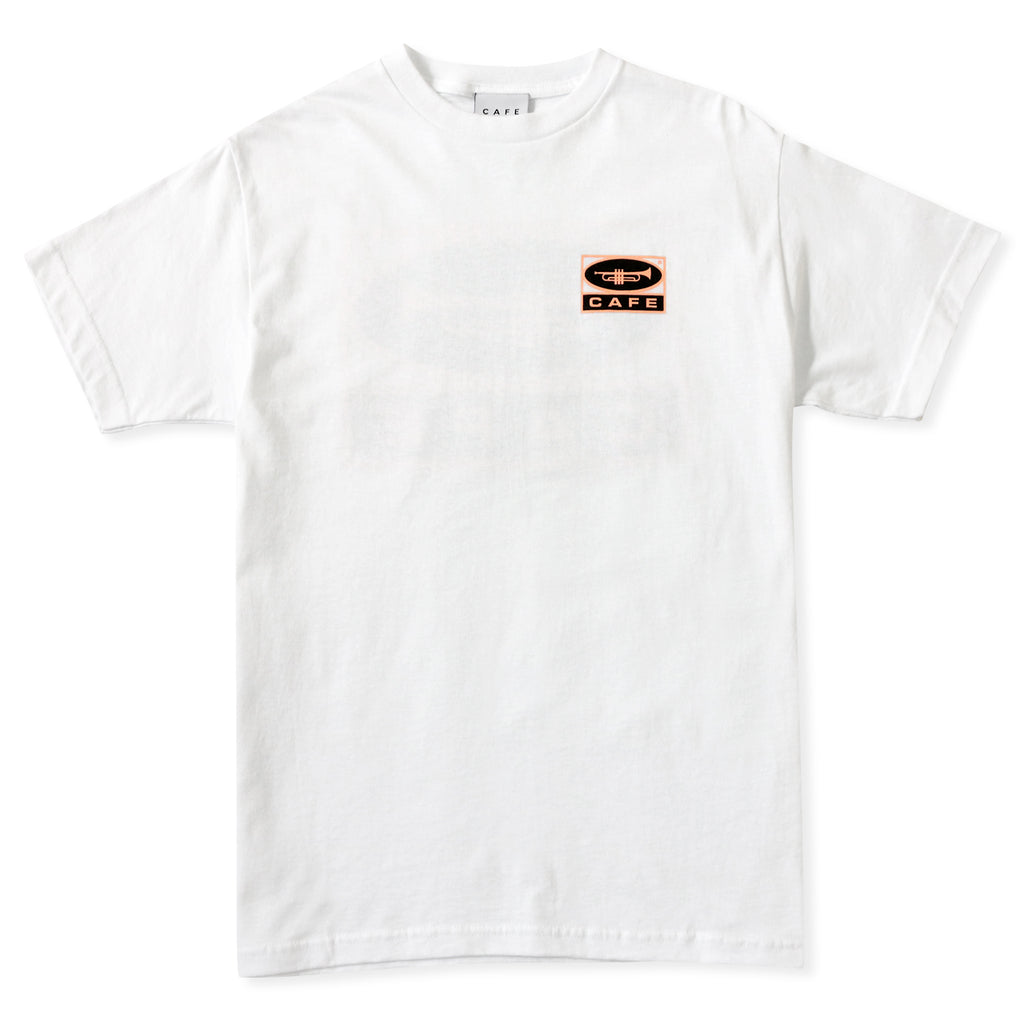 Skateboard Cafe Trumpet Logo T Shirt - White - main