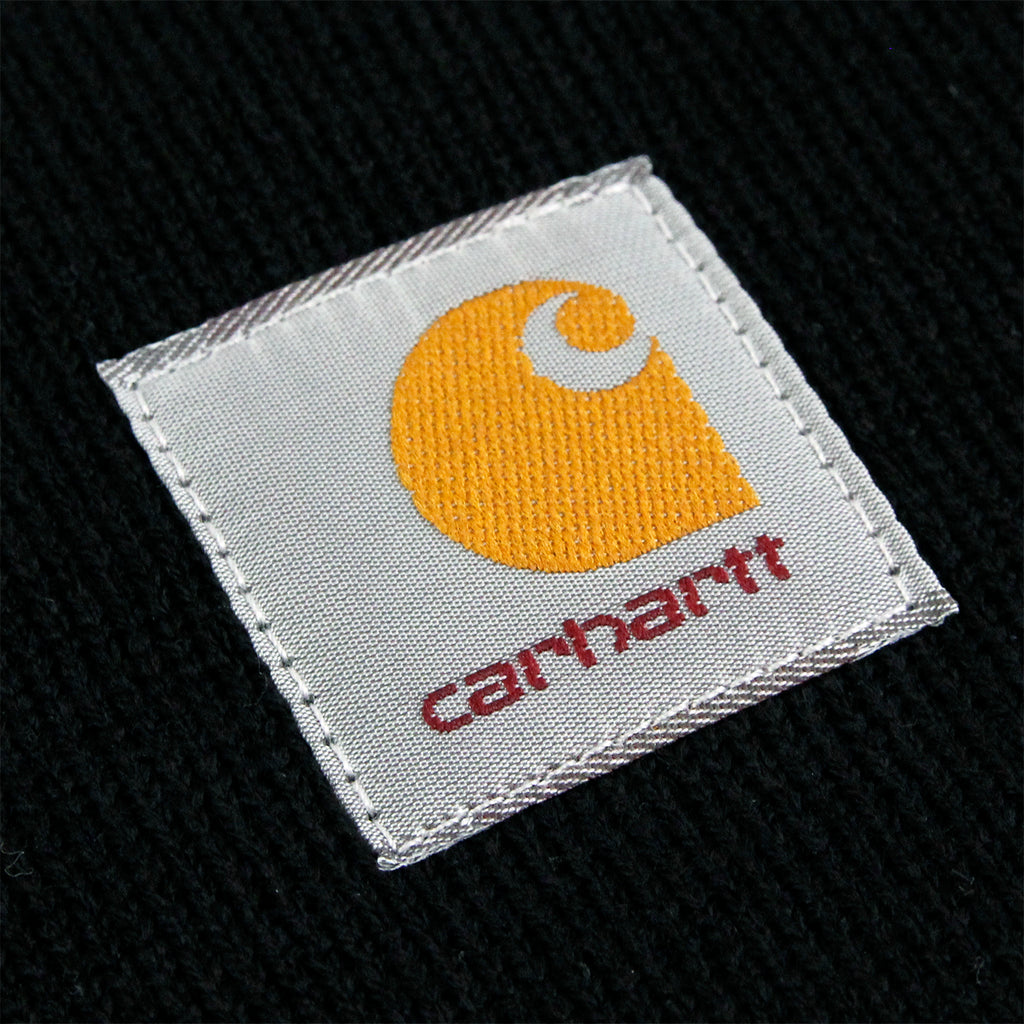Carhartt WIP Watch Hat in Black - Label