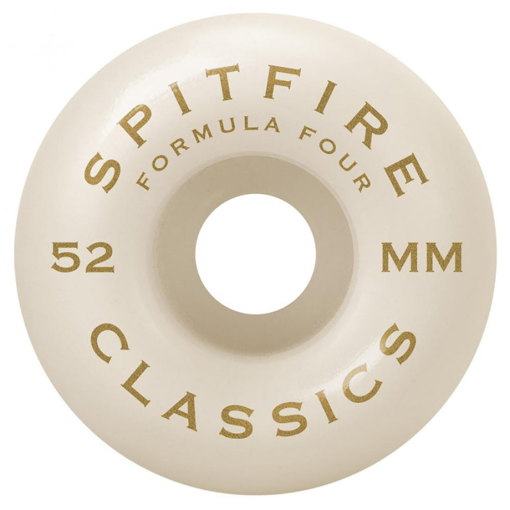 Spitfire Wheels Formula Four Classic 101 Duro Wheels in 52mm - Back
