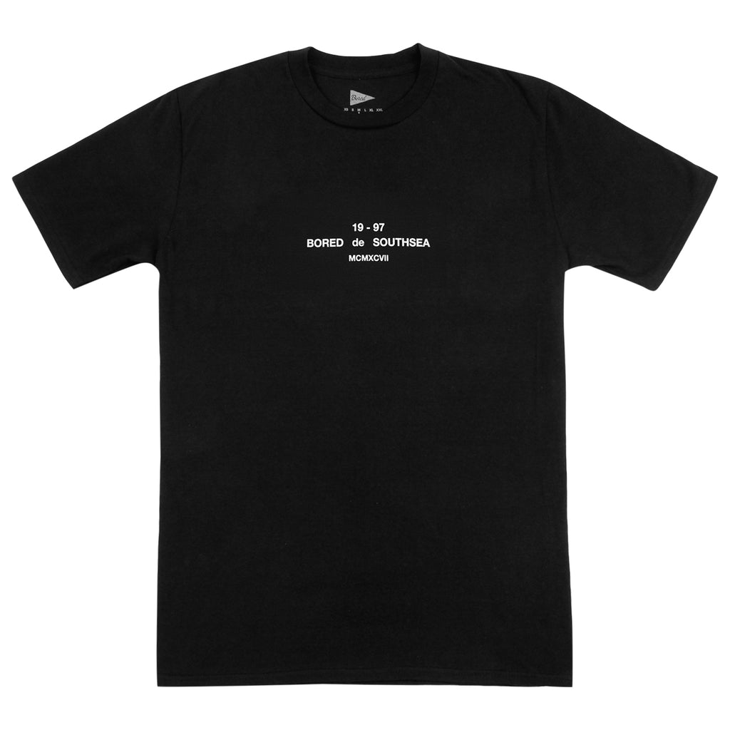 Bored of Southsea BDG T Shirt in Black