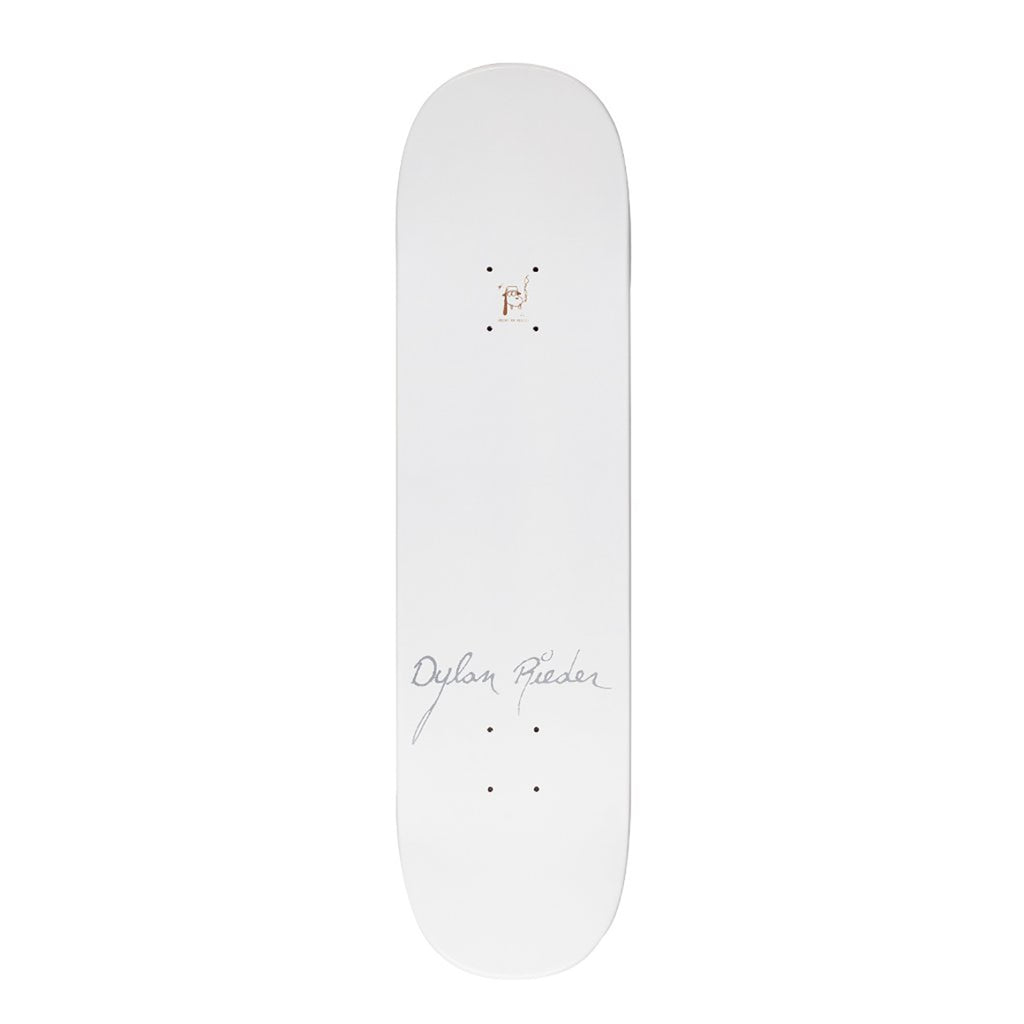 Fucking Awesome Dylan Dipped White Skateboard Deck in 8.25" - Top