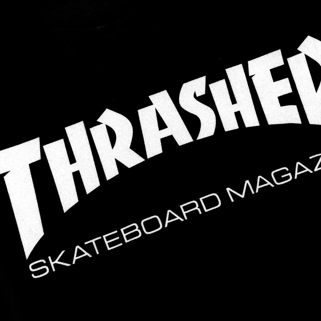 Thrasher Skate Mag Logo T Shirt in Black - Print