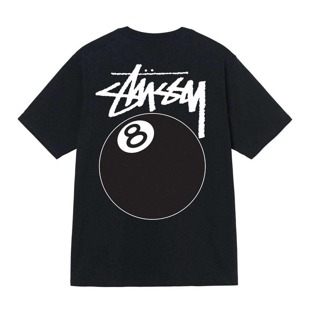 Stussy 8 Ball T Shirt - Black - back