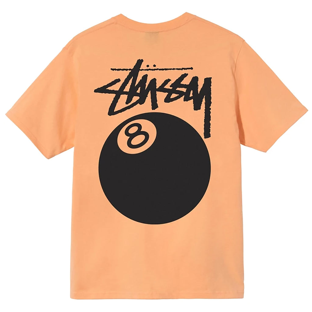 Stussy 8 Ball T Shirt in Peach