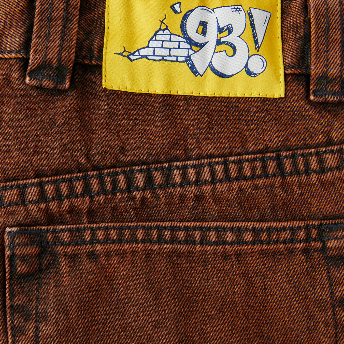 93 Jeans in Orange Black by Polar Skate Co | Bored of Southsea