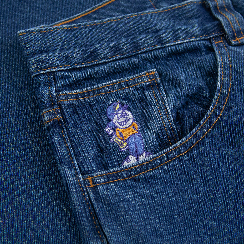 Polar Skate Co 93 Jeans Dark Blue - Pocket detail