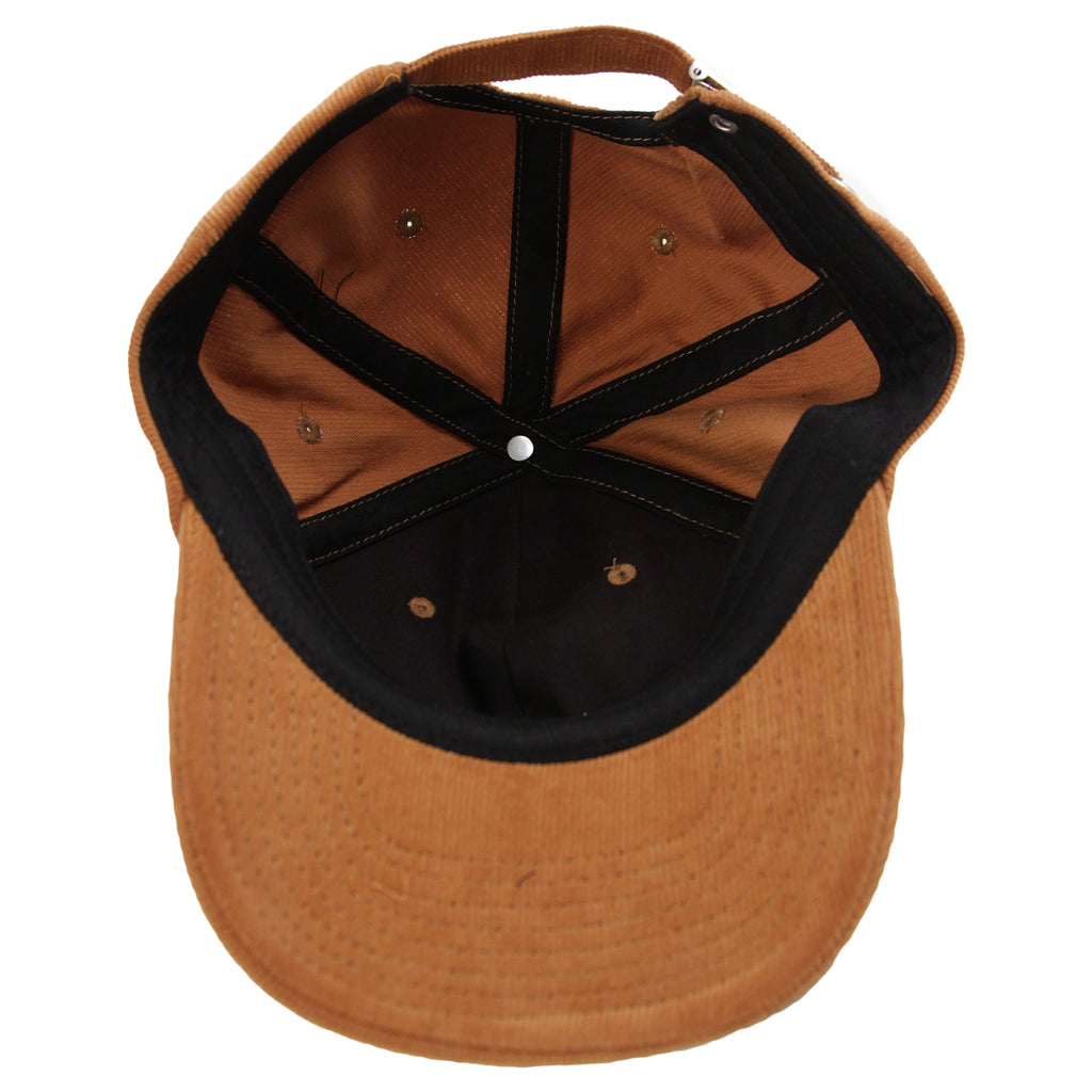 Bored of Southsea Hammer Cord Cap in Camel / Yellow - Inside