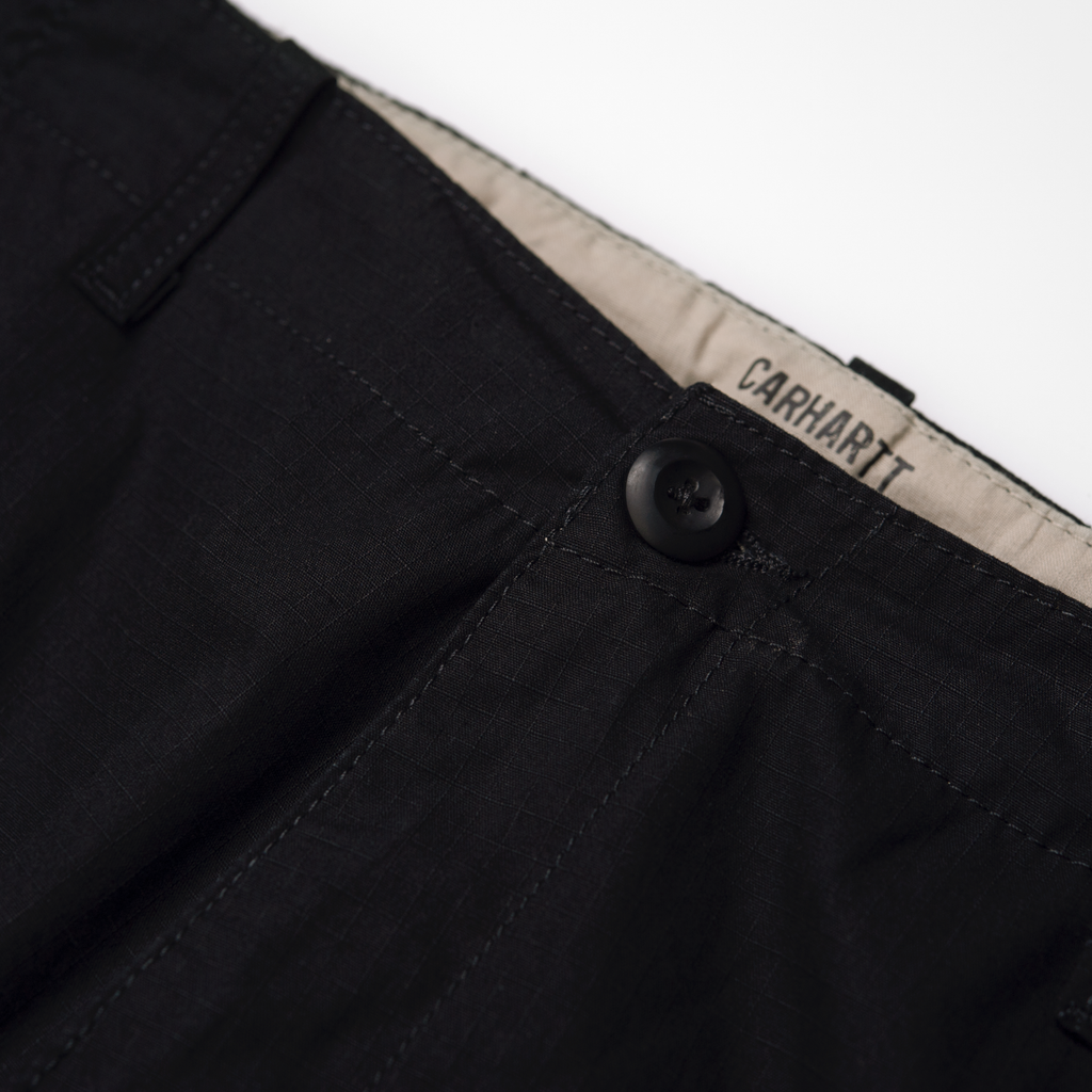 Carhartt WIP Aviation Pant in Black - Button