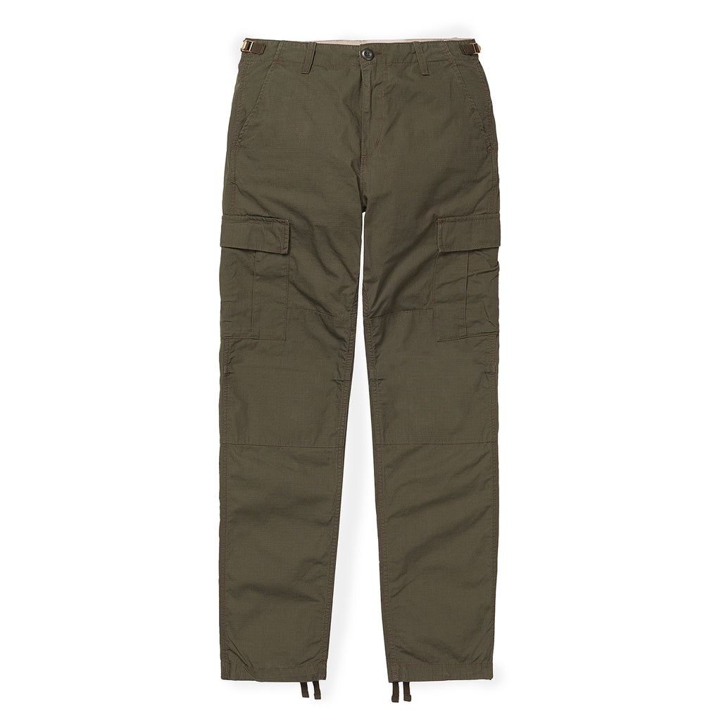 Carhartt WIP Aviation Pant - Cypress rinsed - front