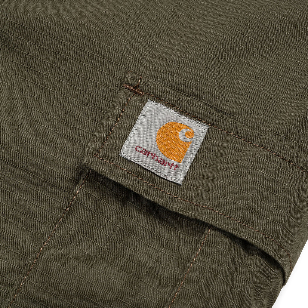 Carhartt WIP Aviation Pant - Cypress rinsed - label