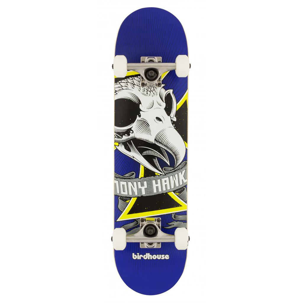 Birdhouse Skateboards Oversized Skull Mini Complete Skateboard in 7.25"