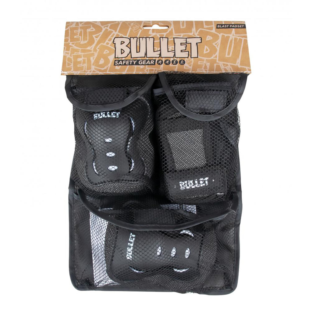 Bullet Junior Triple Padset standard combo -Black - package