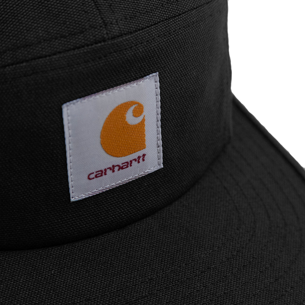 Carhartt WIP Backley 5 Panel Cap in Black - Label