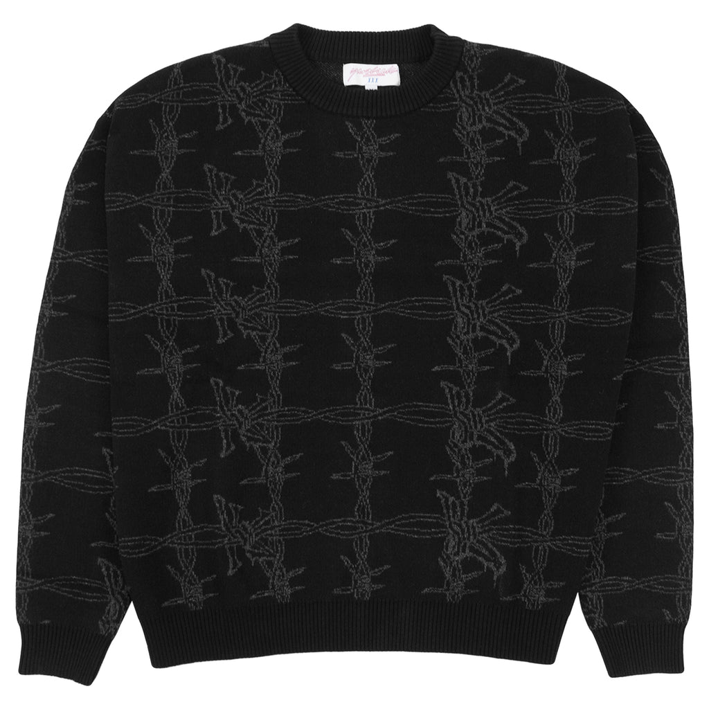 Yardsale Barbera Knit Jumper in Black / Black