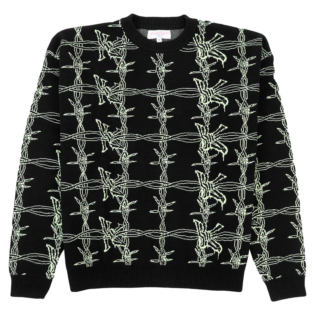 Barbera Knit Jumped in Black / Green by Yardsale Bored of Southsea