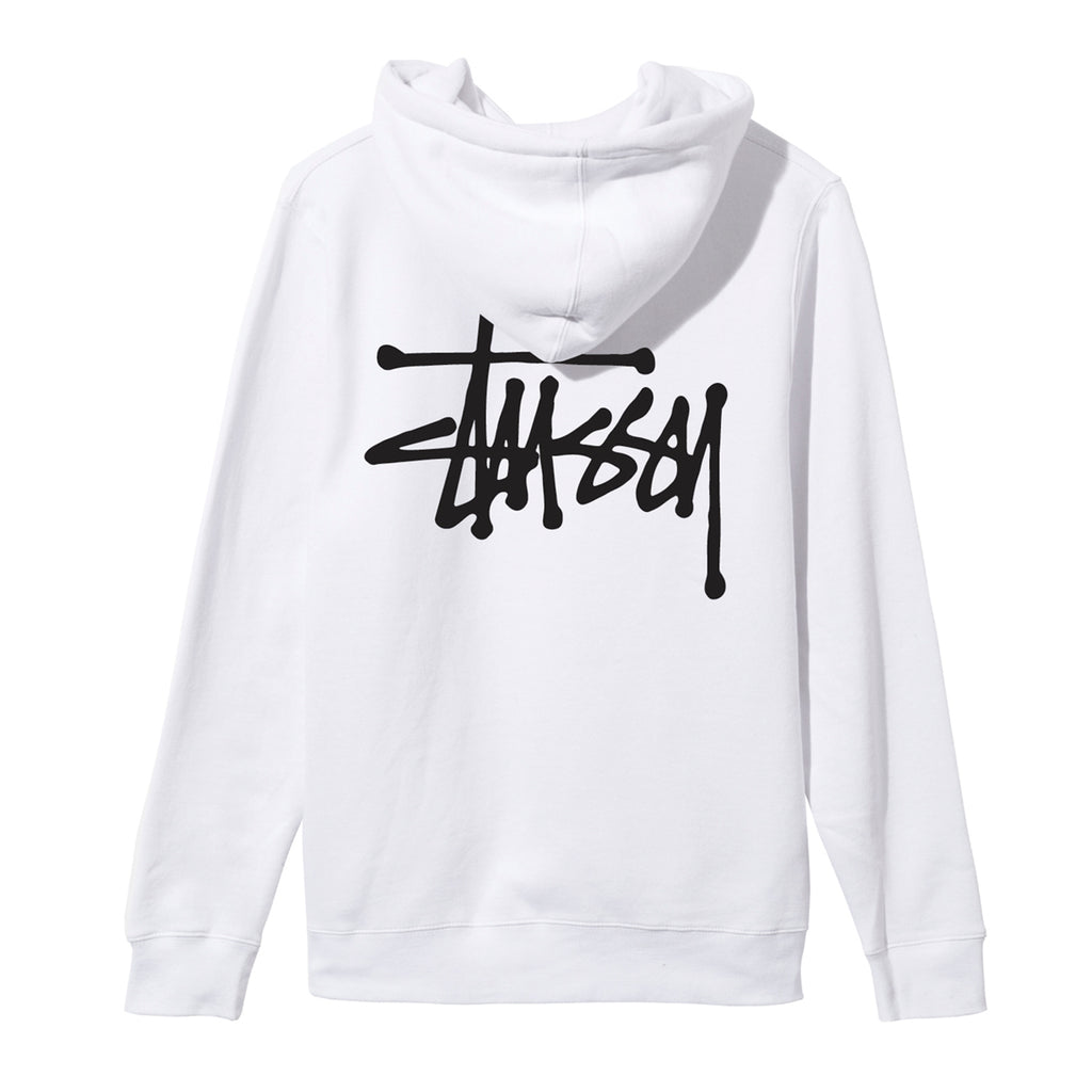 Stussy Basic Stussy Hoodie in White