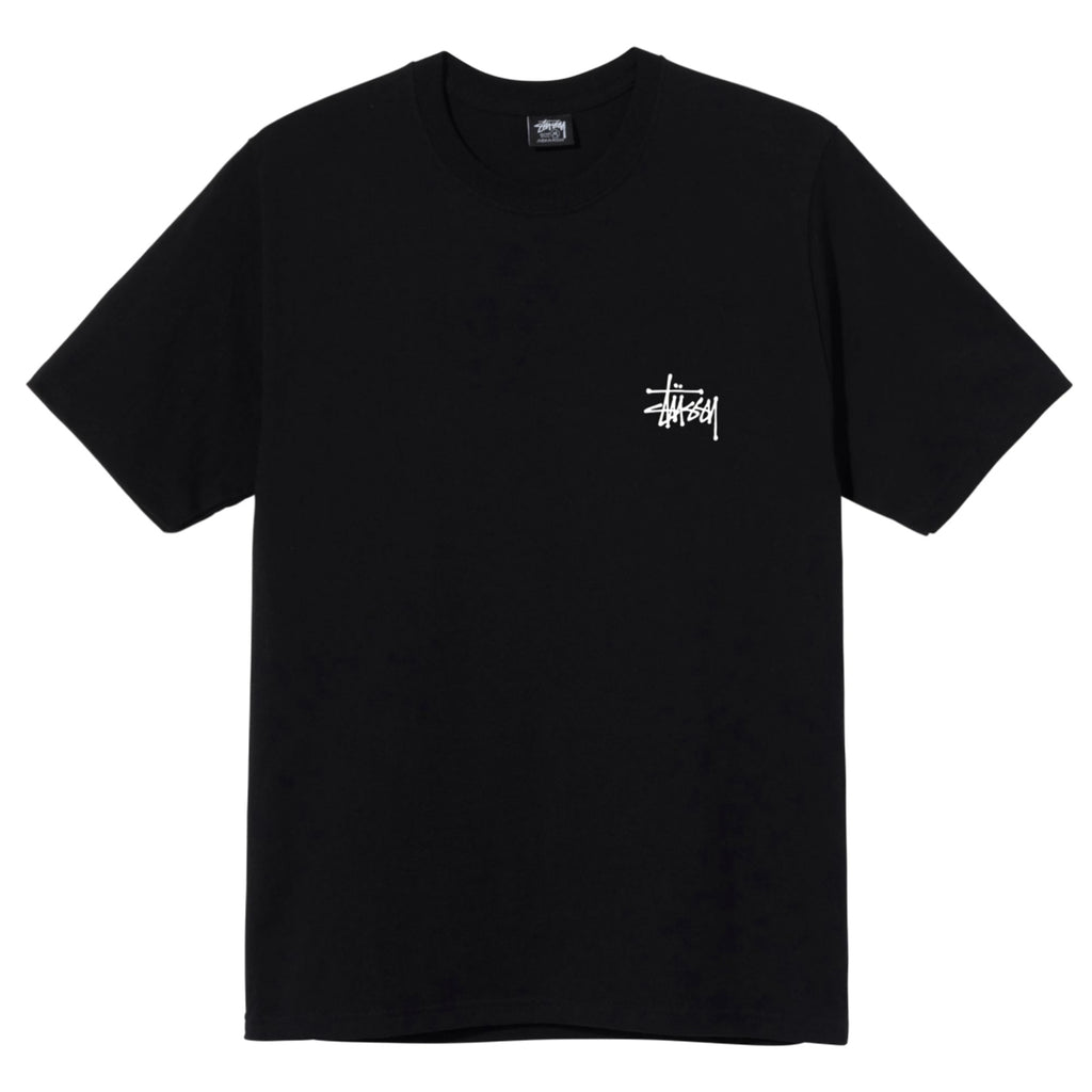 Stussy Basic Stussy T Shirt in Black - Front
