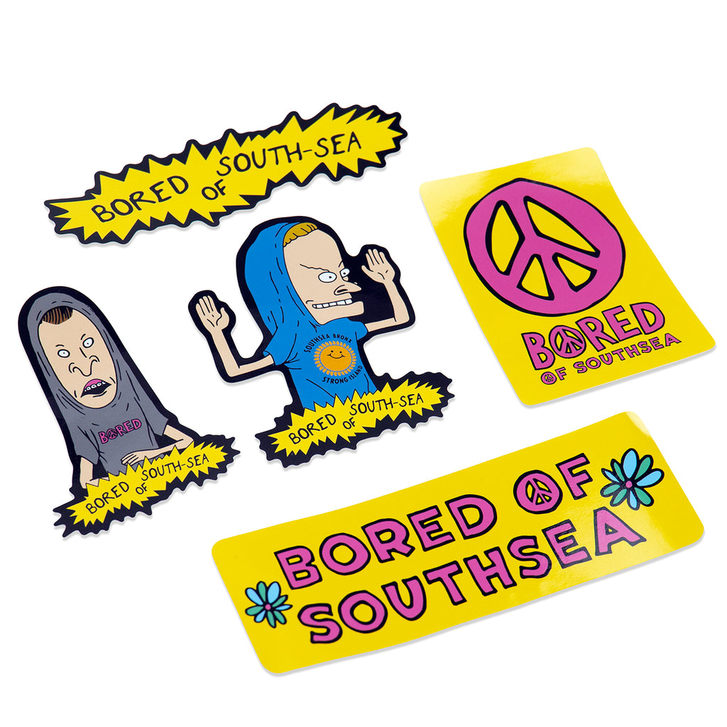 Bored of Southsea in Summer Sticker Pack - Pack