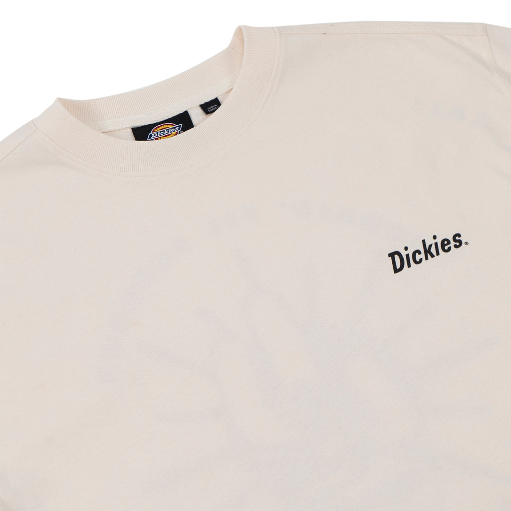 Dickies Bettles T Shirt in Ecru - Detail