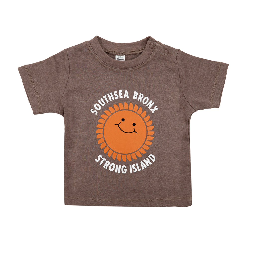 Southsea Bronx Strong Island Baby T Shirt - Mocha - main