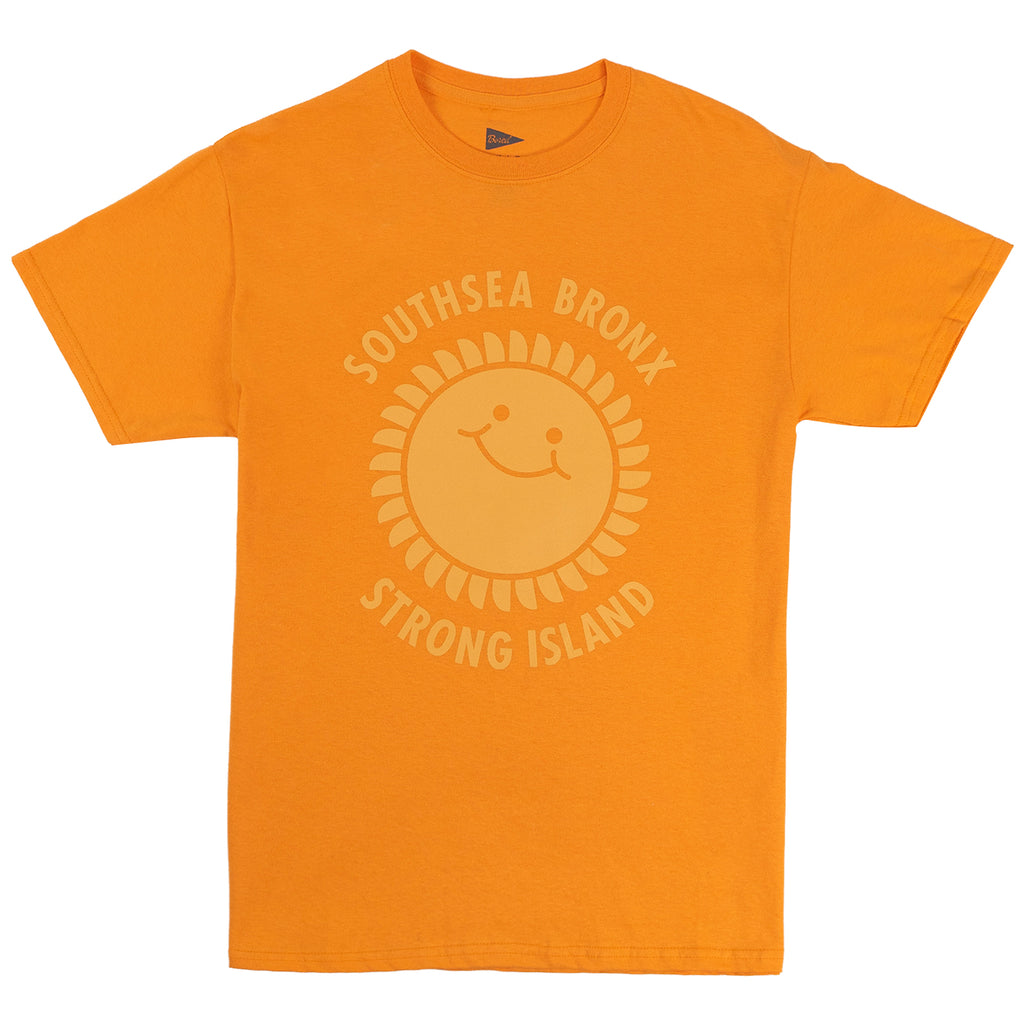 Southsea Bronx Strong Island T Shirt in Tonal Tangerine