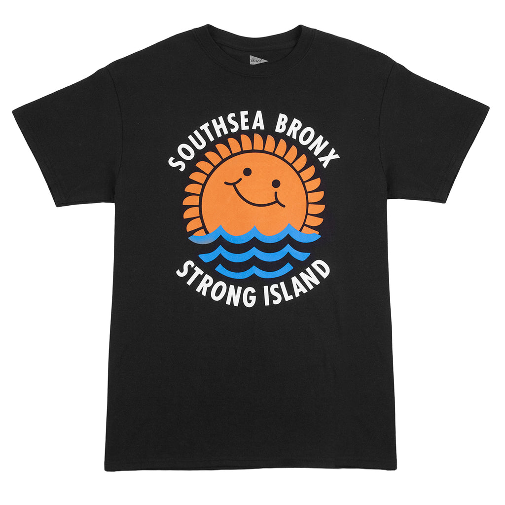 Southsea Bronx Waves T Shirt in Black