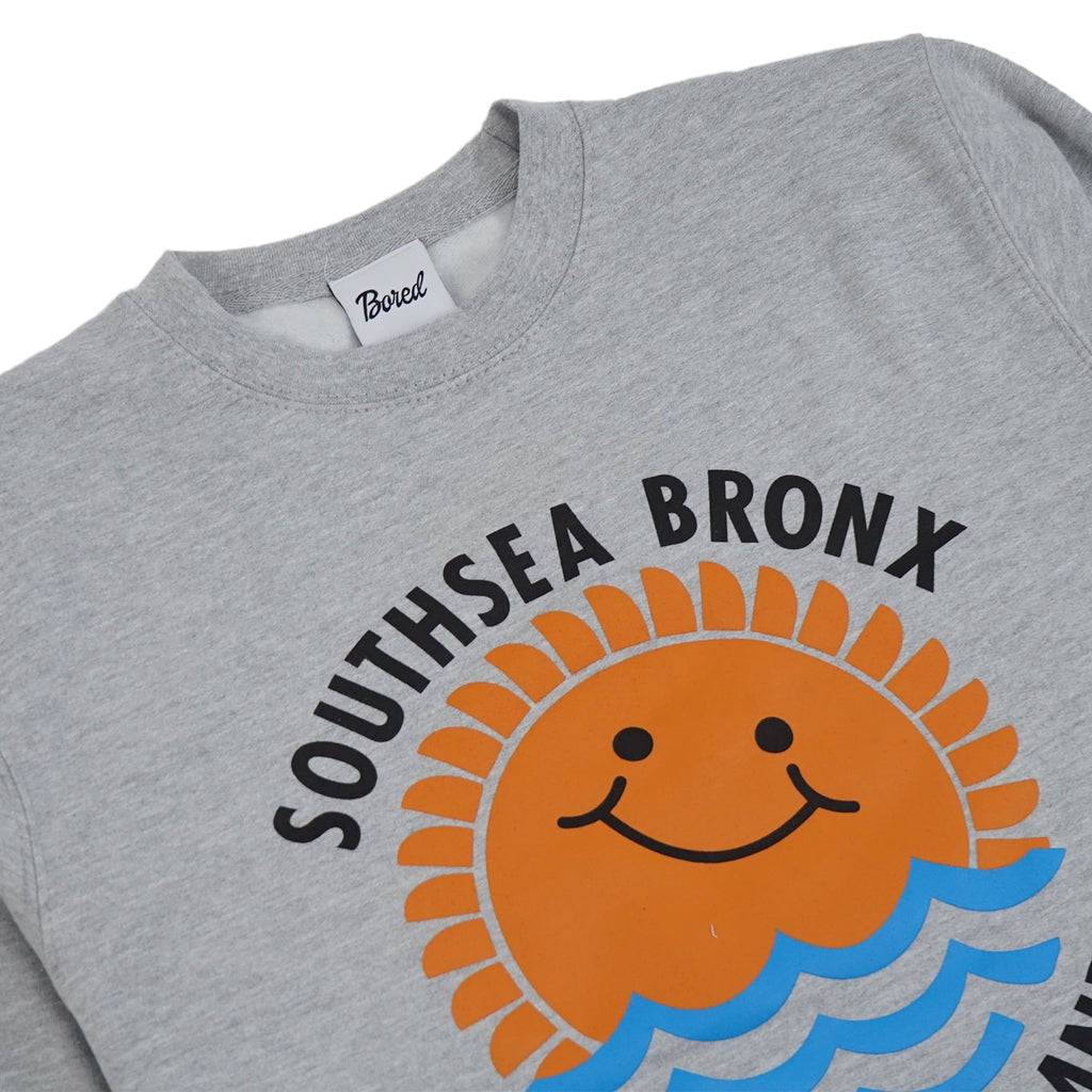 Southsea Bronx Waves Sweatshirt - Grey - front