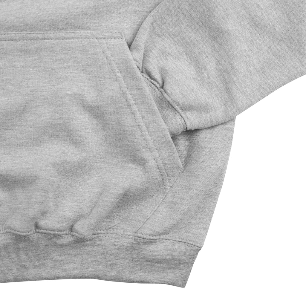 Southsea Bronx Strong Island Hoodie in Heather Grey - Pocket