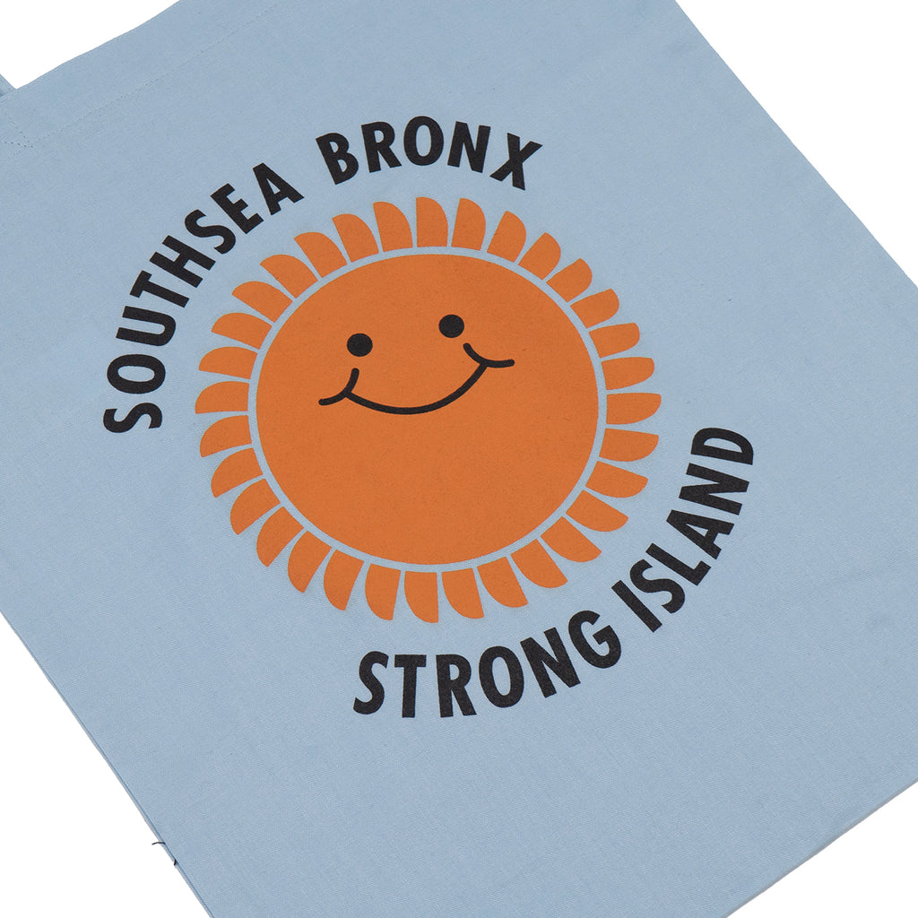 Southsea Bronx Strong Island Tote Bag - Baby Blue