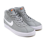 Bruin Hi Orange Label Shoes in Wolf Grey White Wolf Grey by Nike SB Bored of Southsea