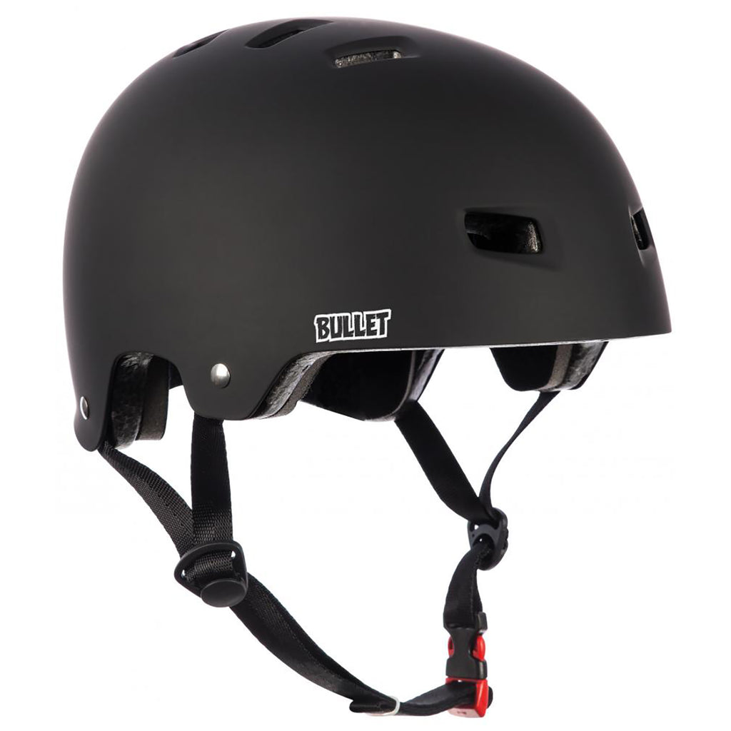 Bullet Deluxe Youth Helmet in Matt Black