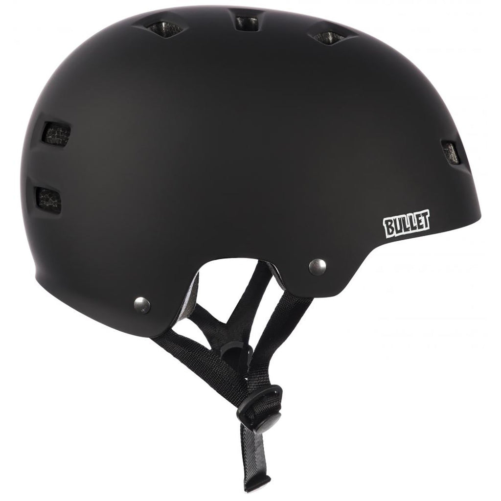 Bullet Deluxe Adult Helmet in Matt Black - Detail