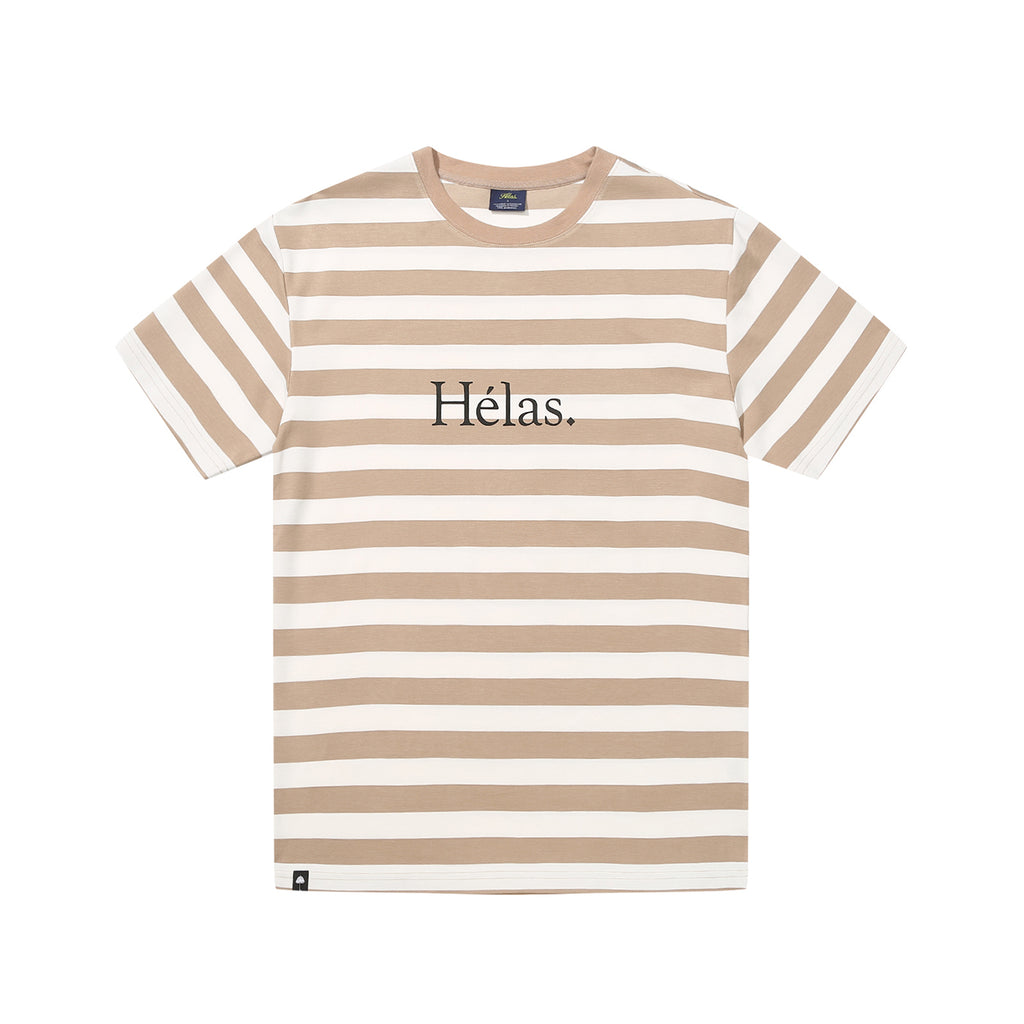 Helas Class Striped T Shirt - Beige - main
