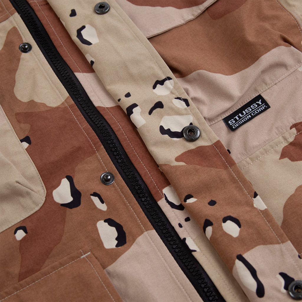 Stussy Camo Taped Seam Field Jacket Camo - Detail