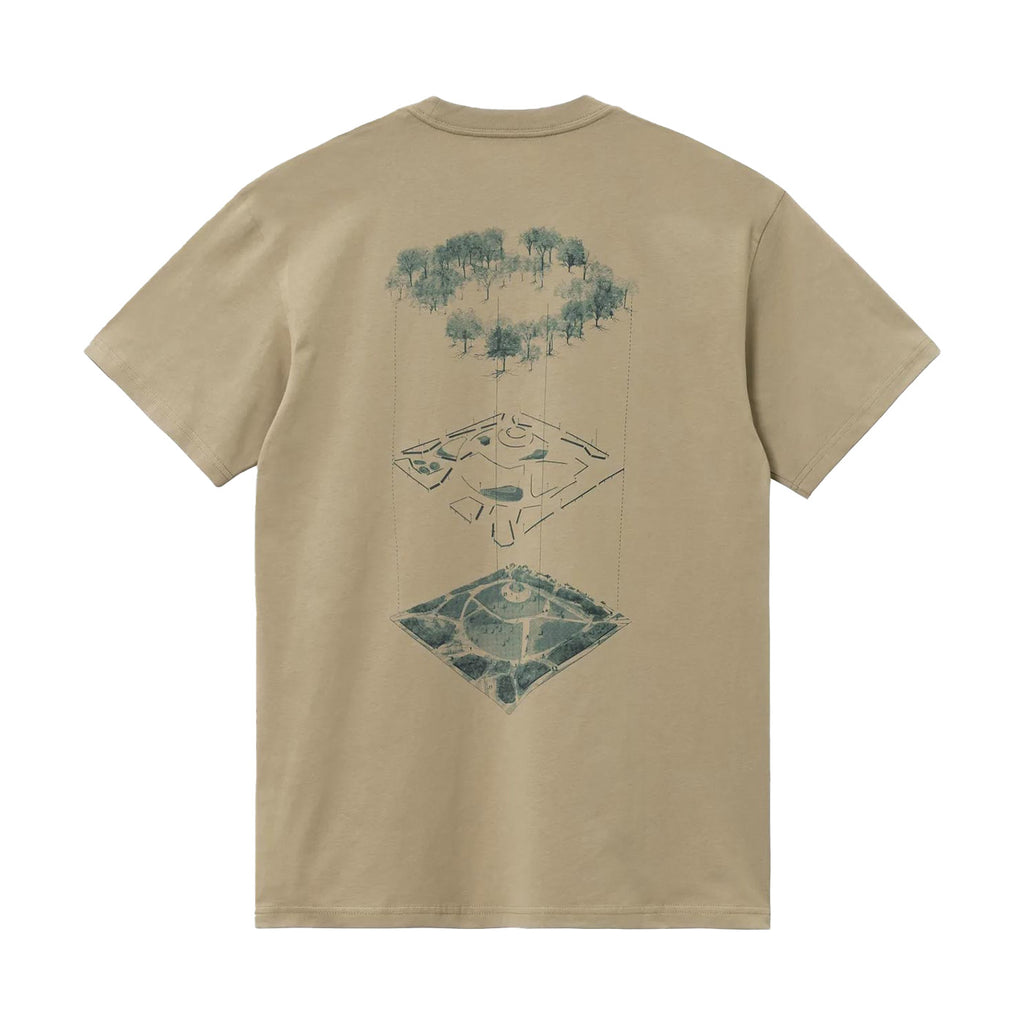 Carhartt WIP Garden T Shirt - Ammonite - back