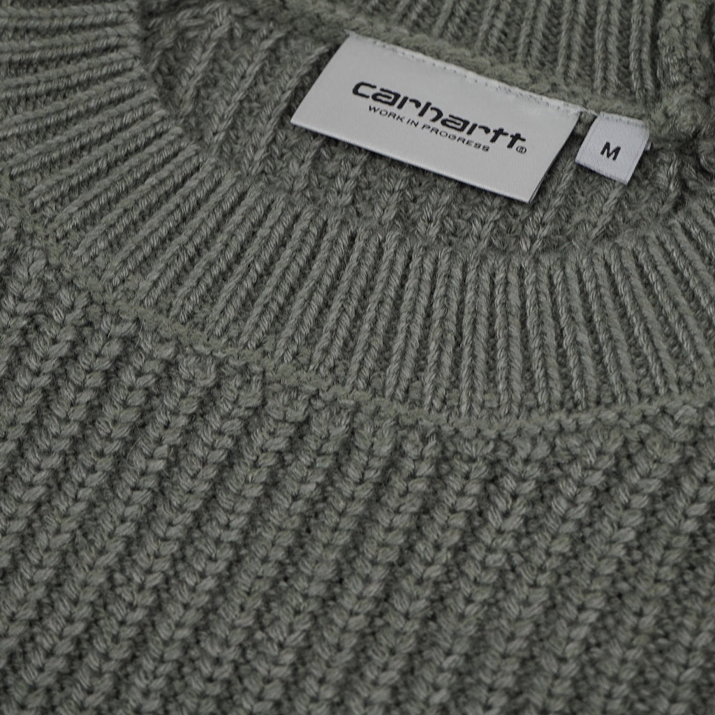 Carhartt WIP Forth Sweater in Thyme - Collar